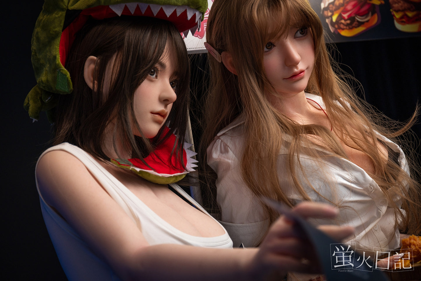 蛍火日記-琉璃 フルシリコン製 屋台ハンバーガー ラブドール