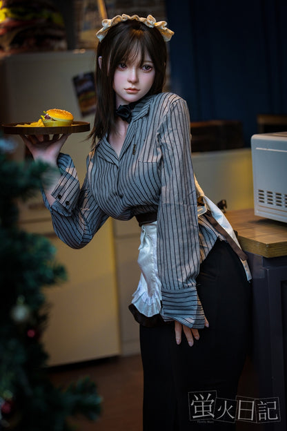 蛍火日記-琉璃 フルシリコン製 レトロ喫茶カウンター ハンバーガー ラブドール