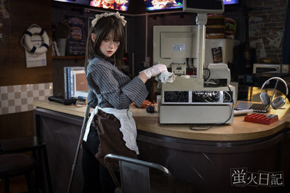 蛍火日記-琉璃 フルシリコン製 レトロ喫茶カウンター ハンバーガー ラブドール