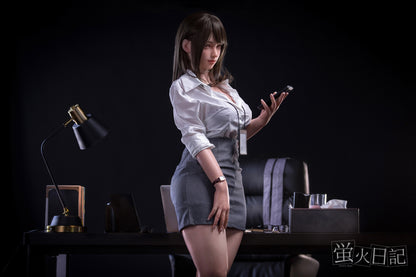 蛍火日記-玲珑 フルシリコン製 制服の女社長 クールビジュアル ラブドール