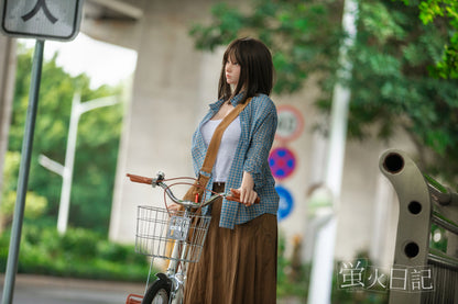 蛍火日記-田心 フルシリコン製 自転車に乗る少女 ラブドール