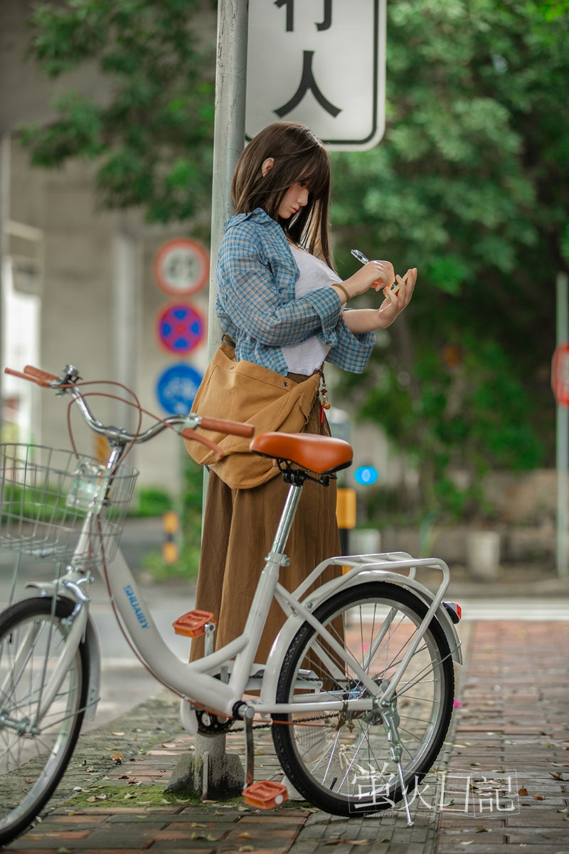 蛍火日記-田心 フルシリコン製 自転車に乗る少女 ラブドール
