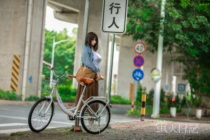 蛍火日記-田心 フルシリコン製 自転車に乗る少女 ラブドール