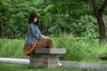 蛍火日記-田心 フルシリコン製 自転車に乗る少女 ラブドール