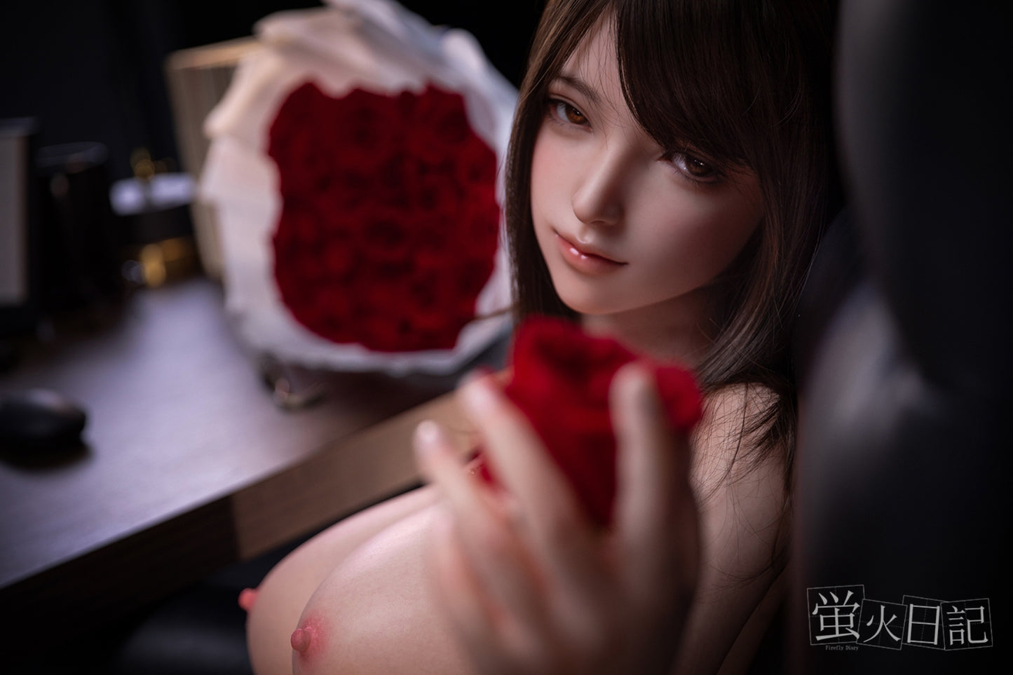 蛍火日記-玲珑 フルシリコン製 制服の女社長 クールビジュアル ラブドール