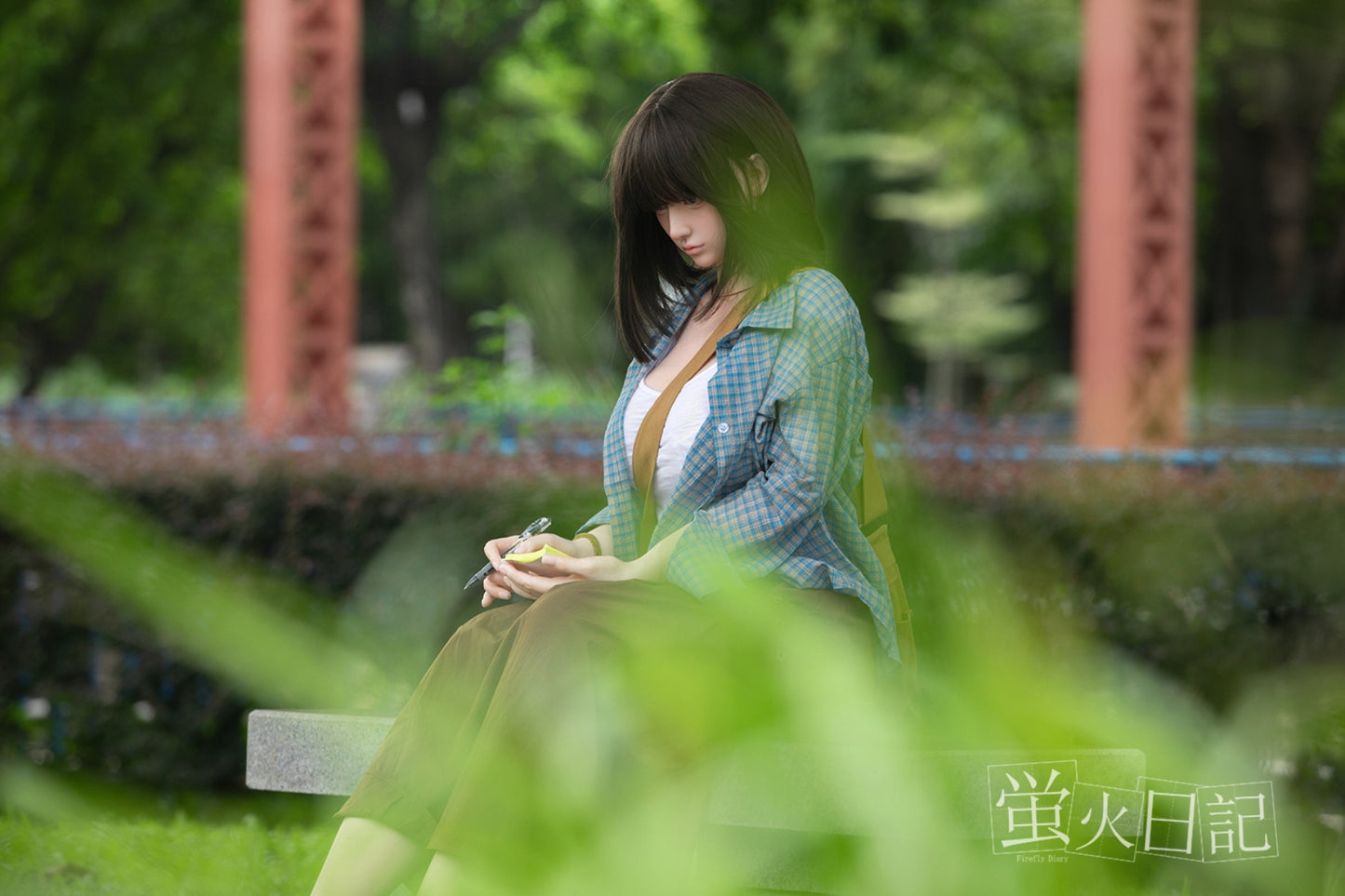 蛍火日記-田心 フルシリコン製 自転車に乗る少女 ラブドール