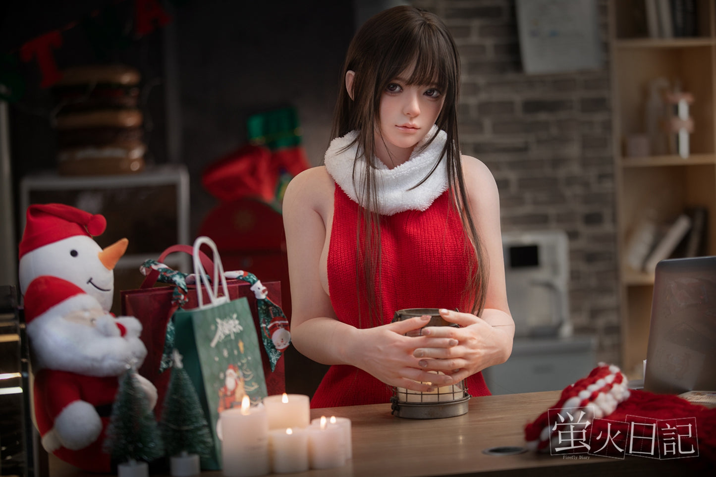 蛍火日記-琉璃 フルシリコン製 クリスマスオ レディ ラブドール