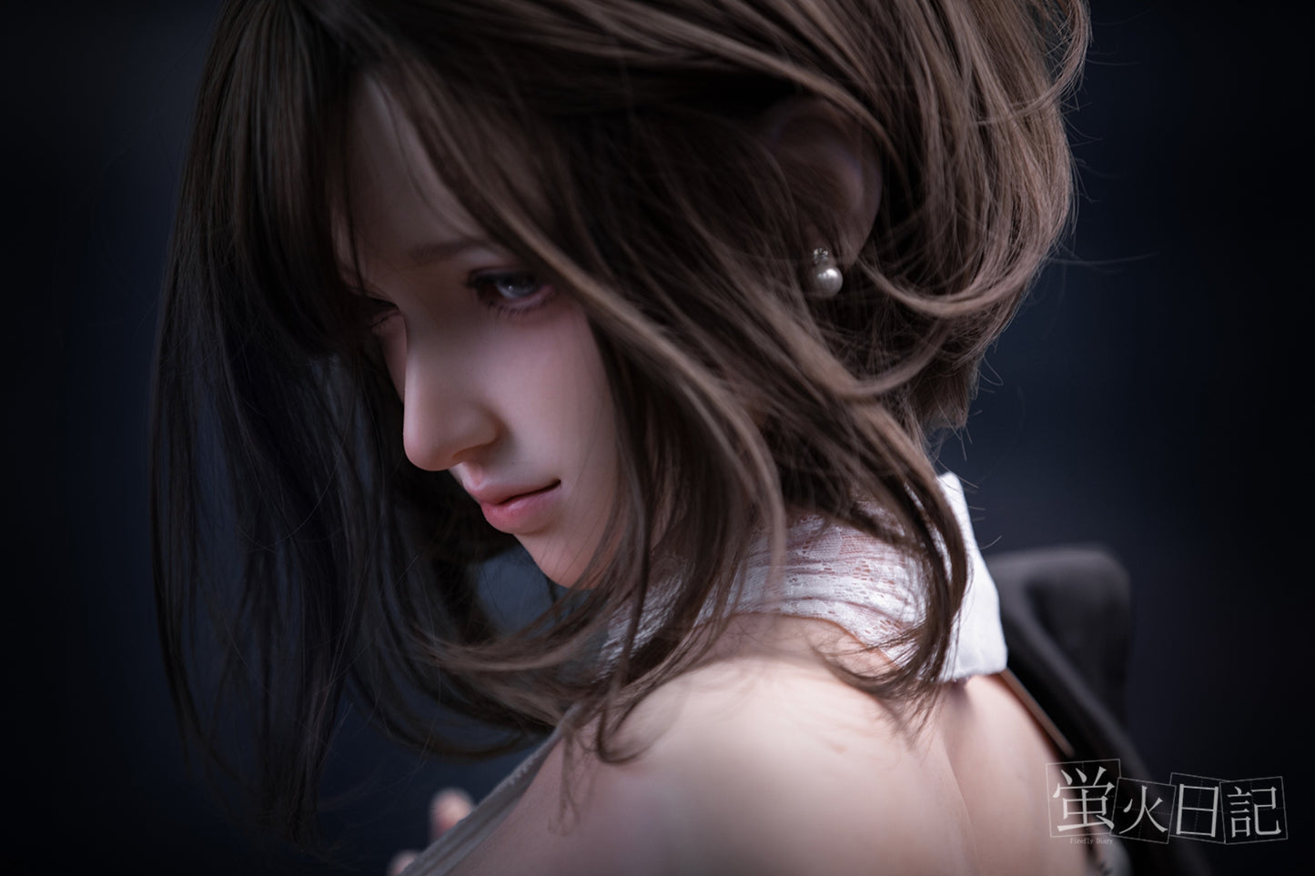 蛍火日記-玲珑 フルシリコン製 黒檀会議テーブルと支配のヒール ラブドール