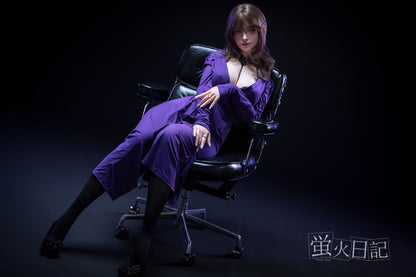 蛍火日記-玲珑 フルシリコン製 大人の紫エレガンス ラブドール