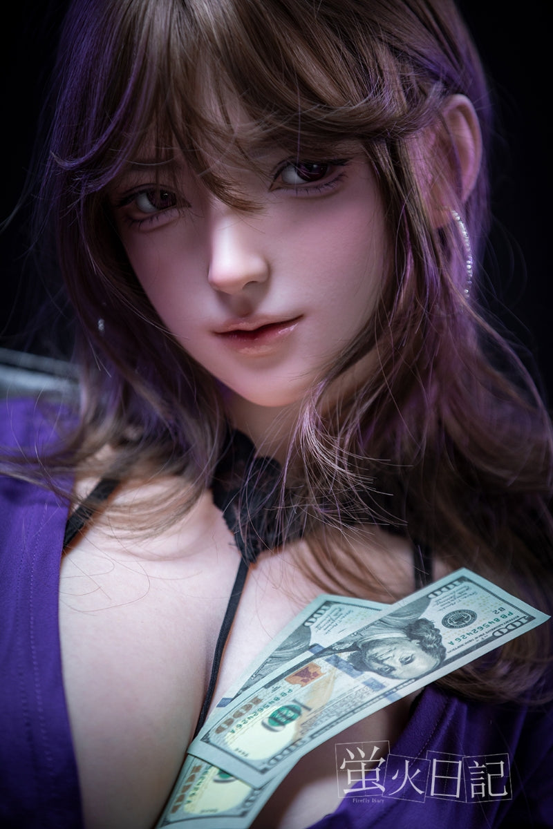 蛍火日記-玲珑 フルシリコン製 大人の紫エレガンス ラブドール