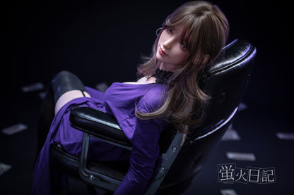 蛍火日記-玲珑 フルシリコン製 大人の紫エレガンス ラブドール