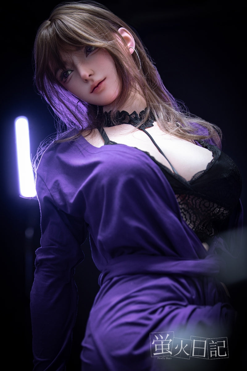 蛍火日記-玲珑 フルシリコン製 大人の紫エレガンス ラブドール